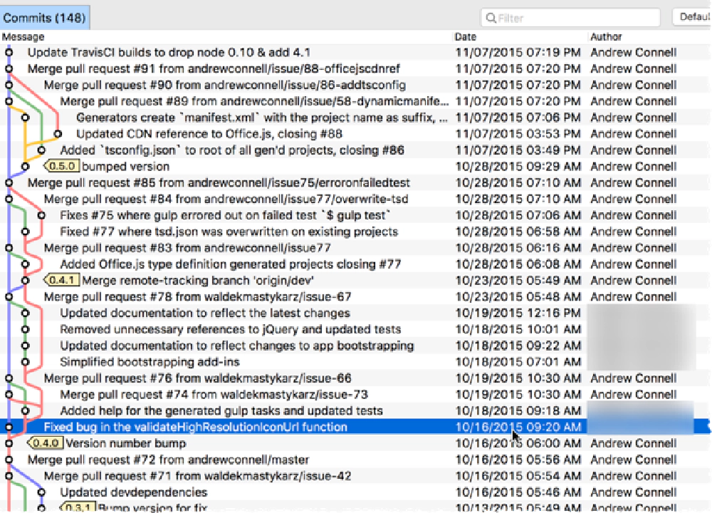 Merge commits dirty up the commit history Merge commits dirty up the commit history