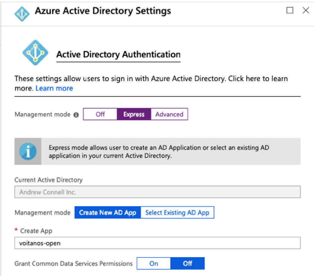 Create a new Azure AD application for the Azure Function