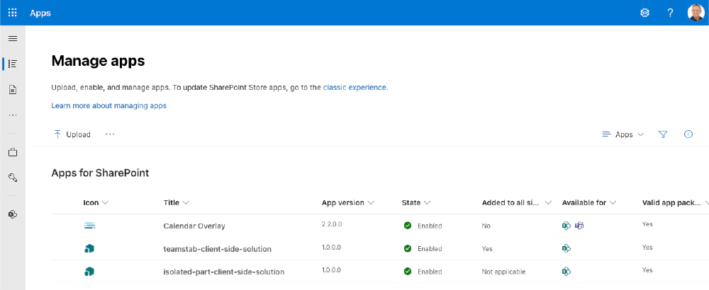 New App Catalog modern experience New App Catalog modern experience