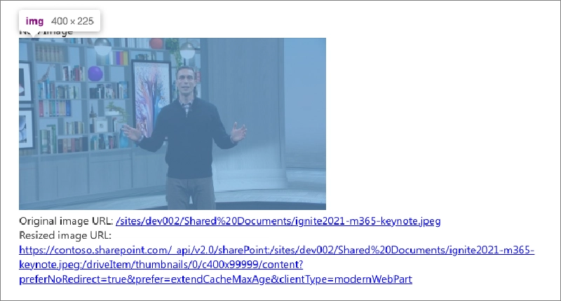 Figure 1: Example usage of Image Helper AP
