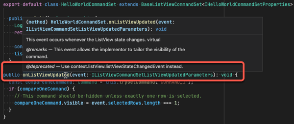 I don’t understand... why add code in a new template that’s clearly marked as deprecated? Why not add the correct code using the ListViewAccessor? I don’t understand... why add code in a new template that’s clearly marked as deprecated? Why not add the correct code using the ListViewAccessor?