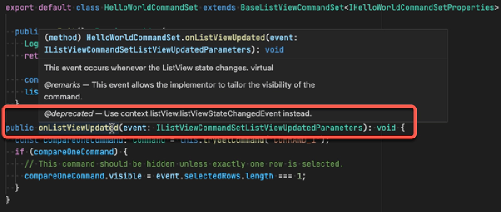 I don’t understand... why add code in a new template that’s clearly marked as deprecated? Why not add the correct code using the ListViewAccessor?