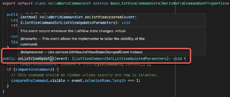 I don’t understand... why add code in a new template that’s clearly marked as deprecated? Why not add the correct code using the ListViewAccessor?