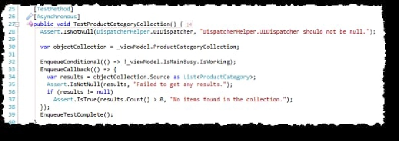 Silverlight Test Code