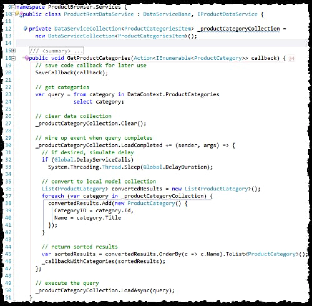 Silverlight OData Request Silverlight OData Request