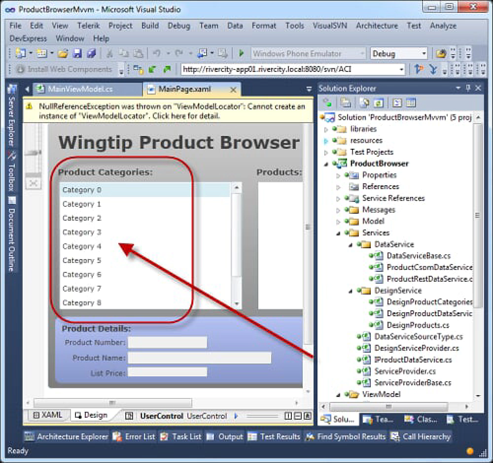 Working Silverlight App Working Silverlight App