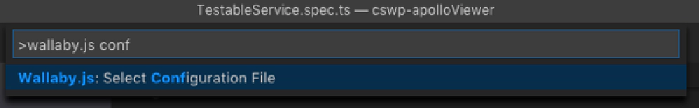 Generating a Wallaby.js configuration file Generating a Wallaby.js configuration file