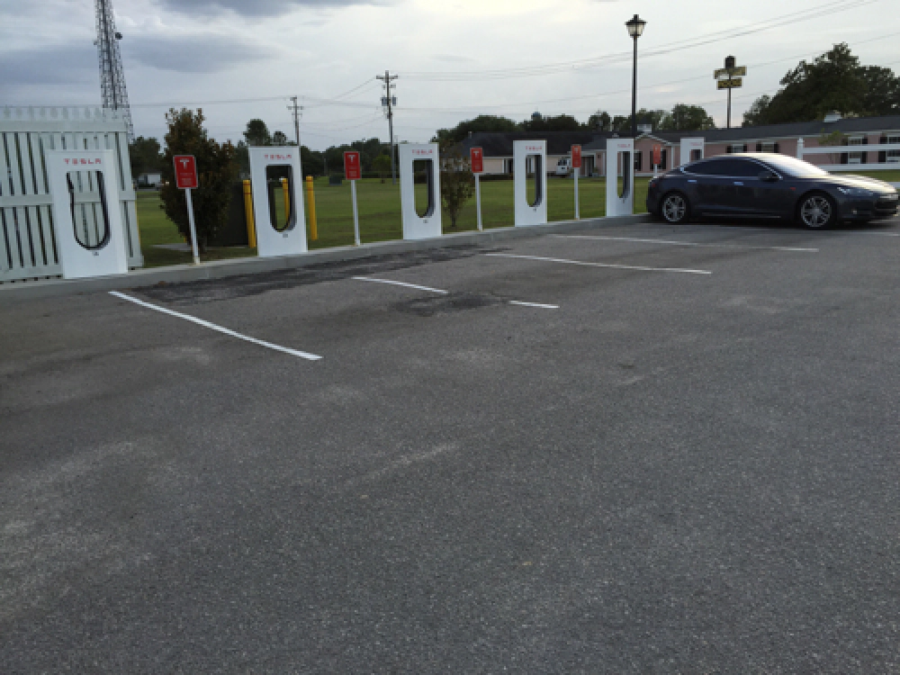 Tesla Supercharger in Santee, South Carolina
