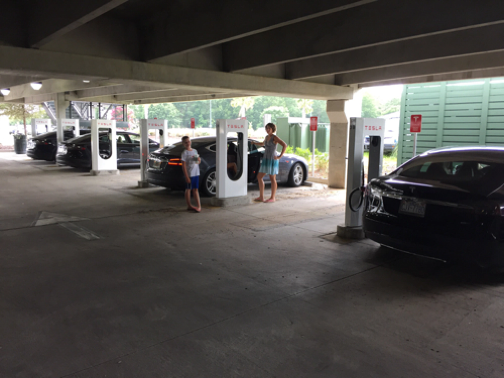 Tesla Supercharger in Savannah, Georgia