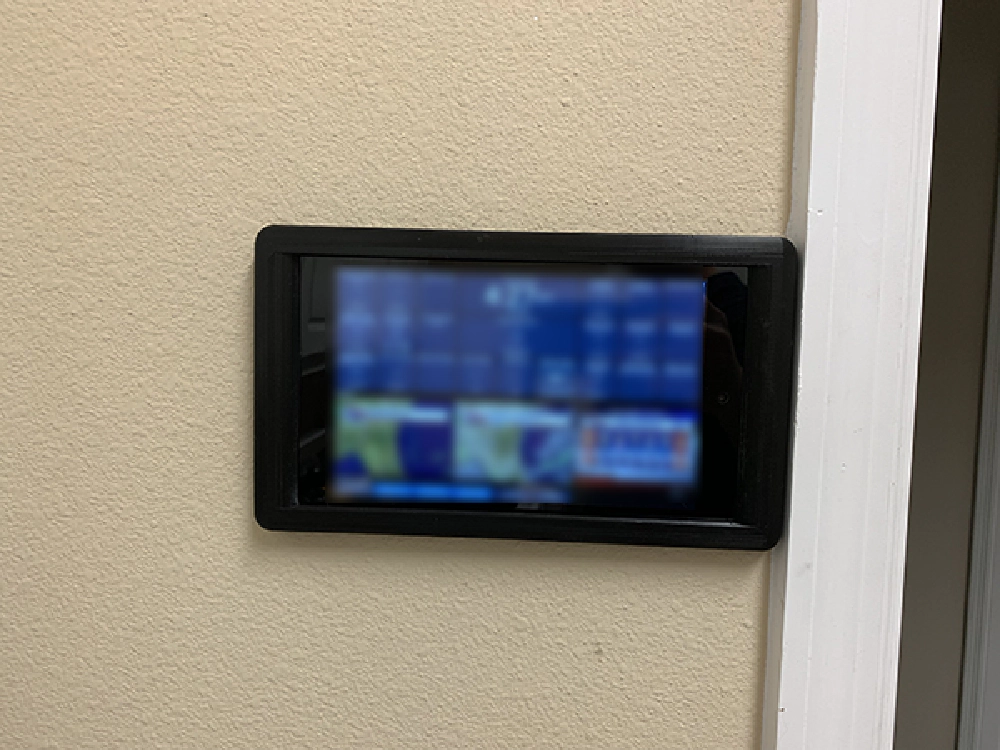 Kindle Fire tablet wall mount