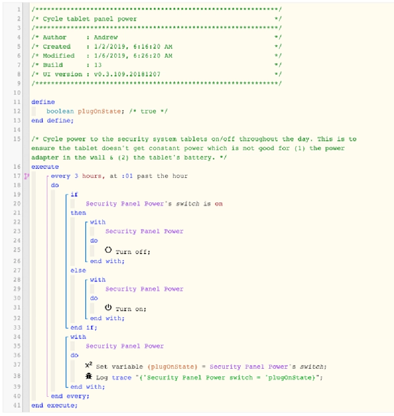 webCoRE workflow to power cycle tablets webCoRE workflow to power cycle tablets