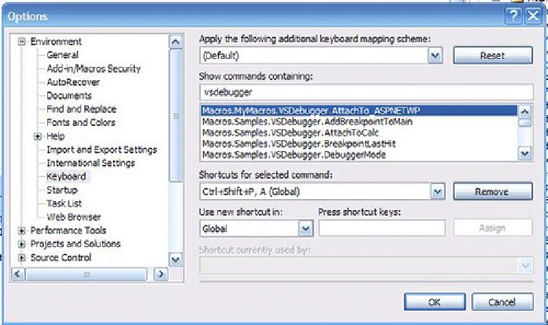 Visual Studio Dialog