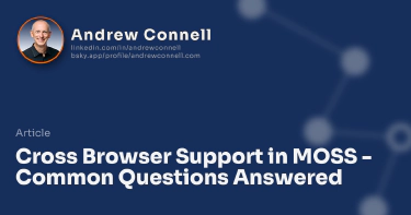 Cross Browser Support in MOSS - Common Questions Answered