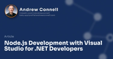 Node.js Development with Visual Studio for .NET Developers