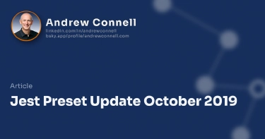 Jest Preset Update October 2019