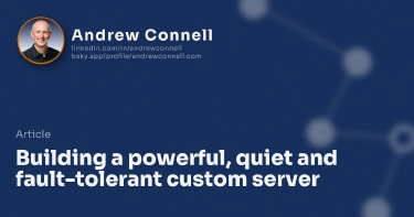 Building a powerful, quiet and fault-tolerant custom server