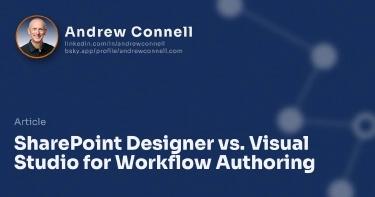SharePoint Designer vs. Visual Studio for Workflow Authoring