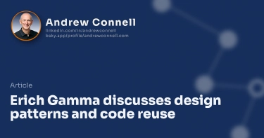 Erich Gamma discusses design patterns and code reuse