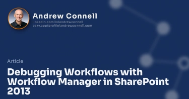 Debugging Workflows with Workflow Manager in SharePoint 2013