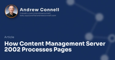 How Content Management Server 2002 Processes Pages