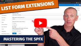 New course lessons on SharePoint Framework (SPFx) form customizers